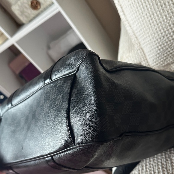 Authentic Louis Vuitton Damier Graphite Tadao 2 Way Tote. - Picture 9 of 16